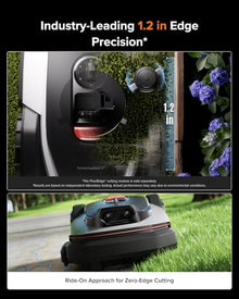 Roborock RockNeo Q110H Robot Lawn Mower, Wire-Free Robotic Lawn Mower with Full-Band RTK + VSLAM Navigation, Auto Mapping, AI Vision Obstacle Avoidance, App Control, 45% Slope, Covers Up to 1/4 Acre