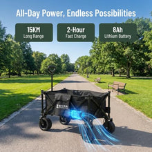 Electric Wagon, 220Lbs Capacity Folding Utility Cart for Beach