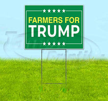 TampaPrinting Farmers for Trump Yard Sign 18" x 24" with Metal Step Stake