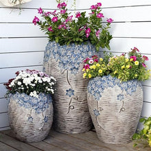 HANMENGNA Home Decor Pot Garden Outdoor Flower Pots Flower Pots(Large)