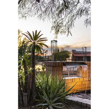 Z-Lite Leland - 12W 1 LED Outdoor Pier Mount in Industrial Style-23 Inches Tall and 7 Inches Wide