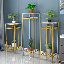 2-Layer Sofa Table, Square End Table with Iron Frame, Marble, Lamp Table for Small Spaces Florist's Coffee Shop(Size:60CM,Color:White)
