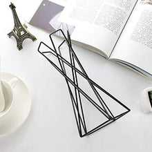 SIDUFHAOPKLL Flower Racks Rustic Tabletop Mount Hanging Irregular Geometric Iron Tillandsia Art Plants Holder Rack Black Containers Home Tool