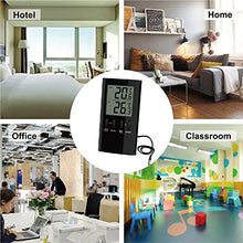 Digital Indoor Outdoor Street Thermometer in/Out Room Temperature Meter Instrument LCD Display for Home Office (D)