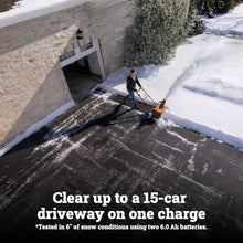 WORX Cordless Snow Blower,40V 20" Snow Thrower, WG461