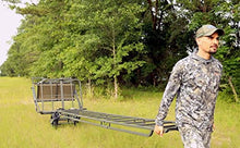 Gray Fox Heavy Duty Game Cart Hauler for Hunting Equipment Gray