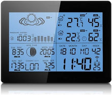 JDXQBLD Weather Stations Wireless Indoor Outdoor, with Alert and Temperature/Humidity/Barometric/Forecast/Alarm Clock, LCD Digital Weather Station