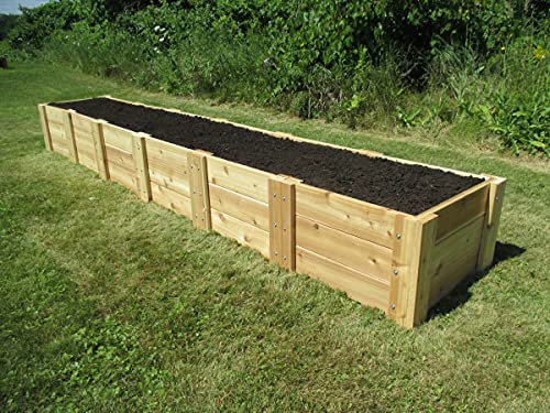 Infinite Cedar RB2X12X16.5 DEEP Root Cedar Raised Garden Bed; 2 FT. X 12 FT. X 16.5 in.