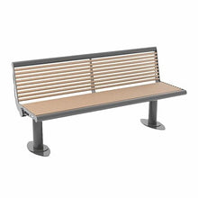 Outdoor Bench Full Steel Outdoor Bench, Outdoor Garden Bench with Backrest, Armless, Stable Metal Leisure Seat for Patio Garden Yard, Easy to Install Garden Benches (Color : 180 * 54 * 78cm) (120*54*