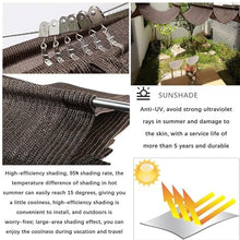 Pergola Shade Cover Retractable Canopy Replacement for Patio, Outdoor Pergolas Fabric Covers, Sun Shades Cloth with Slide-On Wire Cable for Deck Gazebo Backyard(W2*L9m/W6.56*L29.53ft)