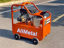 Chery Industrial Commercial Hot Water Portable Pressure Power Washer 4.0GPM 4000PSI Q235 Steel Orange Heavy Duty Cleaning Machine for Industrial Residential Outdoor Use
