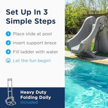 S.R.Smith SlideAway Pool Slide, Gray – Premium Water Slide