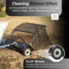 Dapper Supply 42" Tow Behind Lawn Sweeper 25 cu. ft. Bag