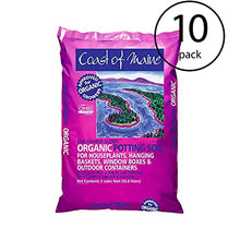 Coast of Maine Bar Harbor Blend, 2 cu ft (Pack of 10) Organic and Natural Potting Soil for Houseplants, Flowers, Vegetables, Herbs and Containers