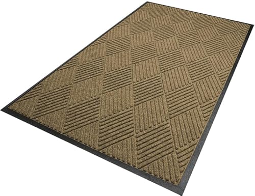 Legendary Doormats Waterhog Diamond Mat Medium Grey 3' x 20''