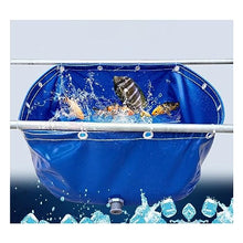 PHLEPS Fish Farming Thickened Fish Pond, Foldable Pet Dog Pool Portable Kiddie Pool Tarpaulin Fish and Shrimp Breeding Pond for Garden Farming Water Storage Frame Not Included (Color : Green, Size :