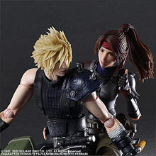 Square Enix Final Fantasy VII Remake Cloud Strife, Jessie & Motorcycle Action Figure Set Multicolor