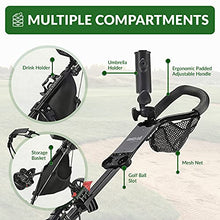 Caddytek CaddyLite 11.5 V3 Deluxe Golf Push Cart Black/Red