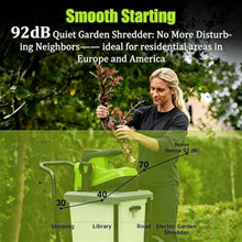 GYQSSD 2800W Electric Garden Chipper Shredder Mulcher
