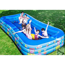 AQIANGJY Paddling Pool Oversized Thickened Inflatable Pool, Blow Up Pool for Kids/Kiddie/Adult, Inflatable Swimming Pool for Backyard/Garden Inflatable Swimming Pool