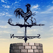 Stainless Steel Weather Vane Creative Animal Rotating Wind Vane Wind Direction Indicator Weathervane Roof Mount Measuring Tools - Gift for Home Roof Decoration Accessories