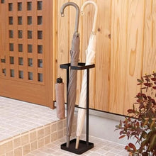 LASEVE Umbrella Stand, Garden Metal Umbrella Stand Outdoor House Entrance Umbrella Stand Parasol Design Home Garden (Color : Black, Size : One Size)