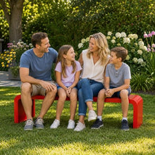 WXXSHGDW Outdoor Patio Garden Bench, Metal Bench, All-Weather Outdoor Park Bench, for Garden, Porch, Park, Balcony, Outside, Load Capacity 660lbs(Color:Red,Size:180cm/70in)