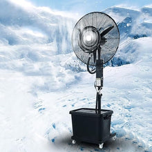 JCSRYD Outdoor Fans for Patios 10 Gallon Water Tank Portable Misting Fan with 90 Degree Oscillation, 3-Cooling Speed Misting Fan, Adjustable Height (Color : 220V, Size : 61cm/24in)