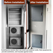 Outdoor Aluminum Access Panel Waterproof, Plumbing/Crawl Space/HVAC/Loft Access Hatch, Lockable Concealed Heavy Access Door(38x40in)