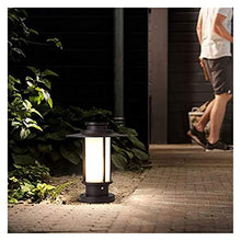 ALDEPO Courtyard Light Column Waterproof Outdoor Pillar Light Fence Courtyard Landscape Lighting Fixture Street Community Patio Garden Lantern