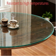 Tempered Glass Table Top， Thick Glass Surface， Multiple Sizes， Transparent Table Surface， for Patio Table, Dining Table(90CM(35IN))