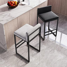 Natliedop Modern Upholstered Bar Stools Set of 4 White