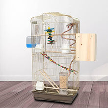 QTBH Flight Cage Plating Tiger Skin Large Breeding Cage Cockatiel Cage Large Metal Myna Bird Cage with Breeding Cage Suitable for Raising Flocks of Birds Bird Cage (Color : Gold)