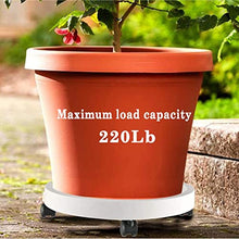 EliteBloom Heavy Duty Plant Caddy with Wheels - Rolling Plant Pot Trolley for Large Pots, Plant Mover with Brake Casters, Durable Plant Roller Base for Easy Mobility,Onecolor-13inch