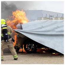 Sxlawesom Fire Blanket for Car Fireproof Cover Safe Fire Blanket for Ebike Storage,Charging and Discharging(19.7 * 29.6ft/6 * 9m)