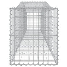 Arched Gabion Baskets 3 pcs Galvanized Iron Plant Pots for Outdoor and Indoor Gardening White Black Other