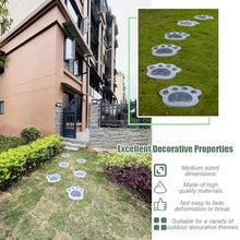 ZLyXZQG Outdoor Stepping Stones,6PCS Stepping Stones for Garden,Paver Stones,Garden Stepping Stones Outdoor,Round Stepping Stones Decorative Garden Stones，Stepping Garden Stones Bear Paw Modeling