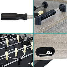 Sunnydaze Delano 54.5-Inch Foosball Table Gray