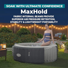 SaluSpa Hot Springs 2-4 Person Round Inflatable Hot Tub, Energy-Efficient