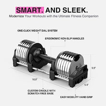 FF Finer Form Adjustable Dumbbells 5-32.5 LBs Chrome