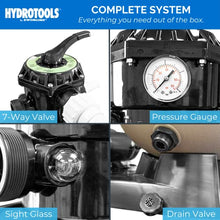 Swimline Pool Sand Filter Pump 24 Inch 1.5 HP Multi