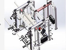 NNI FITNESS NNI2022 Fitness Smith Machine 3 Stack Black