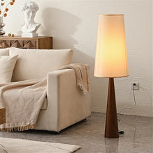 LICONG-2019 Vertical Lamps Floor Lamp Living Room Study Wooden Retro Bedroom Tea Room Bedside Standing Table Lamp