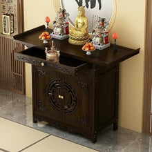 BTOIASYHF Personal Shrine Altar Table for Day of The Dead - Meditation and Prayer Cabinet, Buddhist Niche Offering and Incense Table, Perfect for Home Use.