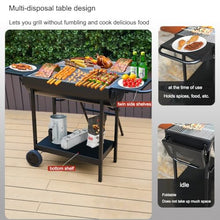 DONGXIAO Large charcoal bbq,outdoor barbecues & smokers,Double Sided Outdoor Camping Barbecues,Garden Barbecues,Large Outdoor Barbecues,Portable Barbecues