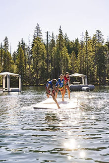 AQUAGLIDE Full Deck 15' Inflatable Boarding Platform Multicolor