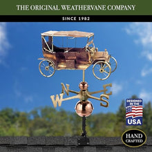 Old TYME Car Weathervane - Pure Copper by Good Directions