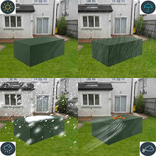 SCNSYL Outdoor Table Covers, Garden Furniture Covers,Waterproof Furniture Set Cover for Outdoor Dinning Table Chairs Tear Resistence Oxford Fabric (250x110x90cm)