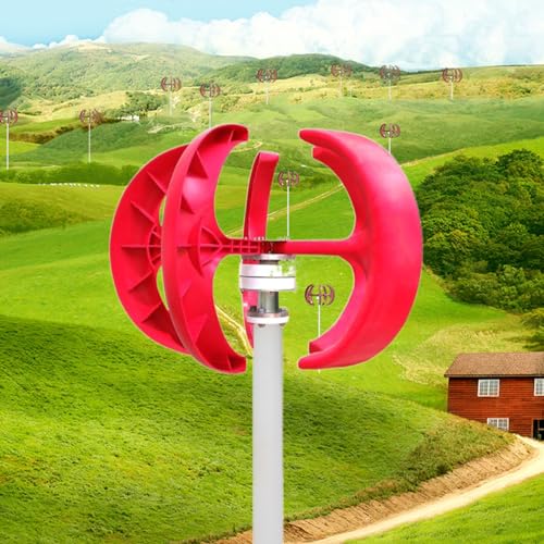 Lakenbroade 15000W/20000W Wind turbines,12V/24V Wind Turbine Generator Vertical Garden Boat Wind Motor with Controller with Controller for Hybrid Wind Solar,15000W-24V