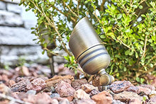 VOLT 12V Brass Fat Boy LED Outdoor Spotlight 6-Pack Kit Bronze